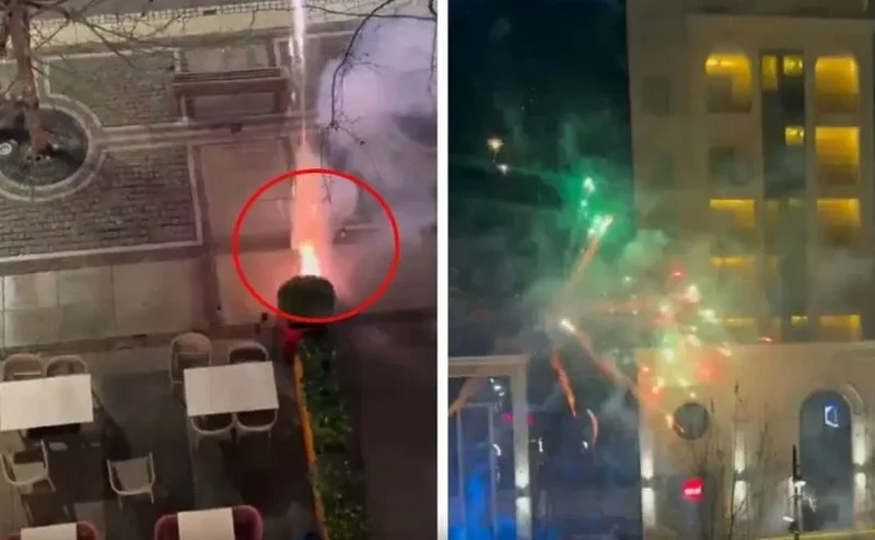 Mediat turke ankohen për fishekzjarrët para hotelit të Turqisë