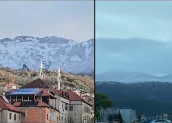 Dëborë në mars! Malet e veriut, juglindjes dhe Dajti zbardhen gjatë natës! Ja situata e rrugëve