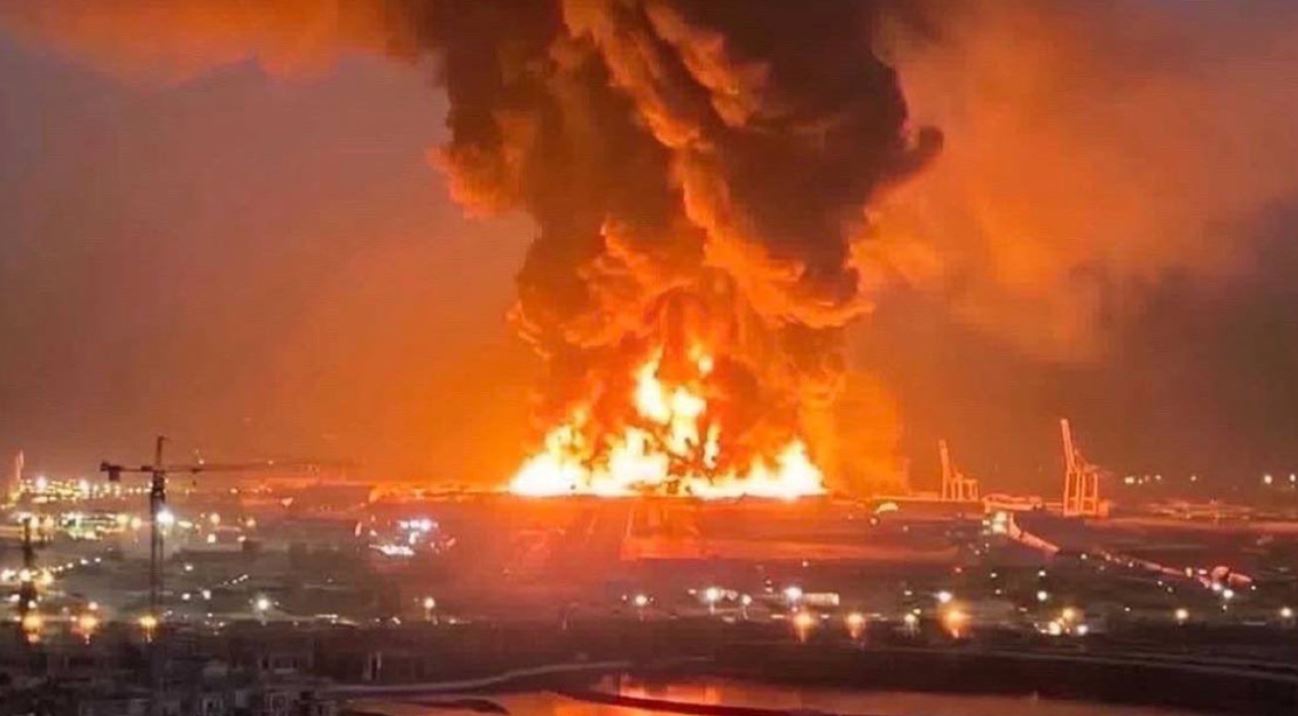 Sulm ndaj bazës amerikane në Irak  një pjesë e aeroportit të Erbilit në flakë  VIDEO 