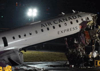 Aksident në aeroportin e Nju Jorkut, avion i Air Canada përplaset me automjet, aeroporti mbyllet