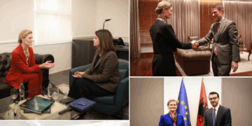 Van Horn takim me zv.kryeministren dhe ministrat e rinj: E rëndësishme lufta kundër krimit të organizuar dhe marrëveshje të drejta për kompanitë amerikane