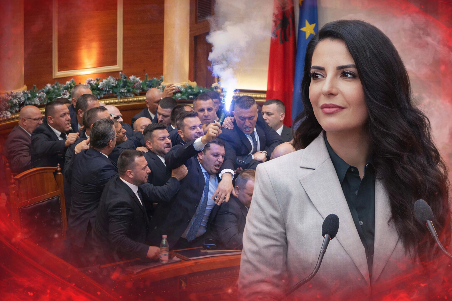 Sot seanca për  fatin  e Ballukut  PS kundër arrestimit  PD në protestë para Parlamentit