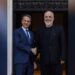 Foto-lajm/ Vizita zyrtare në Athinë, kryeministri Edi Rama pritet nga Mitsotakis