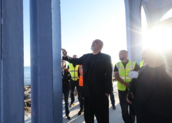 Rama publikon pamjet nga punimet në shëtitoren “Taulantia” në Durrës: Përfundon në qershor