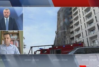 Zjarri në pallatin 12-katësh, Alimehmeti: Me materialin e ndërtuar janë bërë edhe pallate të tjera