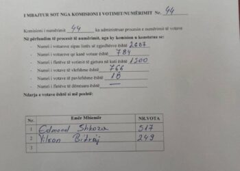 Habit procesverbali për zgjedhjet e PD në Kurbin: 784 vota, por në kuti ka 1500 fletë