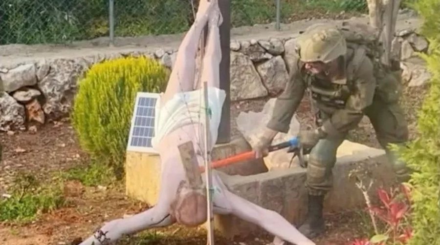 ushtria-e-izraelit-ka-ndeshkuar-dy-ushtare-me-30-dite-burg-pasi-shkaterruan-nje-statuje-te-jezu-krishtit-ne-jug-te-libanit