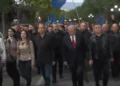 Nis protesta e PD, Berisha lë selinë! Marshon me një grusht militantësh drejt Kryeministrisë