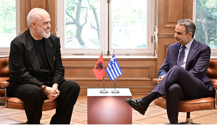 Takimi me Ramën në Athinë  Mitsotakis  Greqia mbështet Shqipërinë në procesin e anëtarësimit në BE