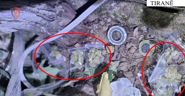 Zbulohen 258 doza kokainë dhe 8 hashash në Tiranë  në pranga 2 persona
