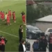 VIDEO/ Kaos në futbollin shqiptar! Bruno Telushi përplaset me policinë, arrestohet gjatë dhunës në ndeshje