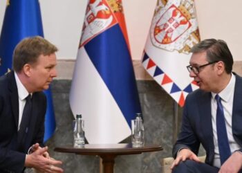 Vuçiç takohet me Sorensen: Dialogu mbetet rruga e vetme për zgjidhjen e çështjeve me Kosovën