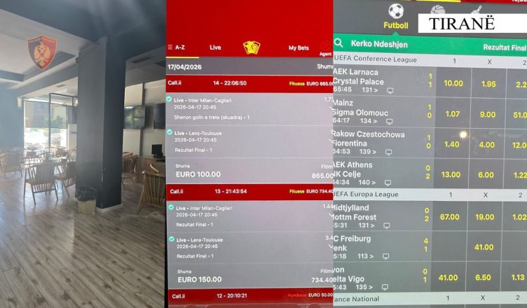 Lojëra fati në lokalin në Tiranë  në pranga pronari dhe kamarieri