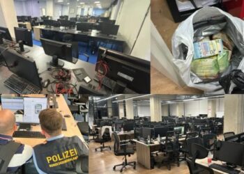 Thasë të mbushur me euro, Europol nxjerr pamjet nga aksioni i call center-ave në Tiranë
