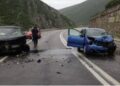 Aksident ‘zinxhir’ në Tepelenë në aksin rrugor Tepelenë–Krahës, 8 të plagosur dërgohen në spital