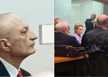 VIDEO! Momenti i parë publik i Metës që pas arrestimit: Shpifje, gënjeshtra e kallëzues të rremë!
