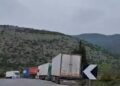 Bllokohen dhjetëra kamionë në Han të Hotit, protesta e kamionistëve në Mal të Zi kundër një rregulli të ri të BE-së