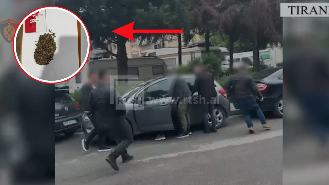 Iu gjetën 1000 fara kanabisi në automjet  arrestohen në flagrancë 66 vjeçari në Tiranë