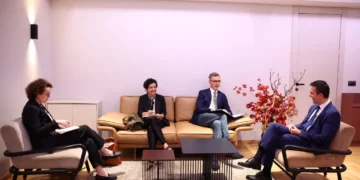 Ambasadori i BE-së takim me kryeprokurorin Olsian Çela: Bashkëpunim me KLP për standarde të larta etike