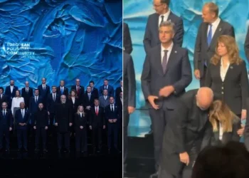 VIDEO / Rama s’i ndahet Melonit, e përqafon para liderëve në Samitin europian