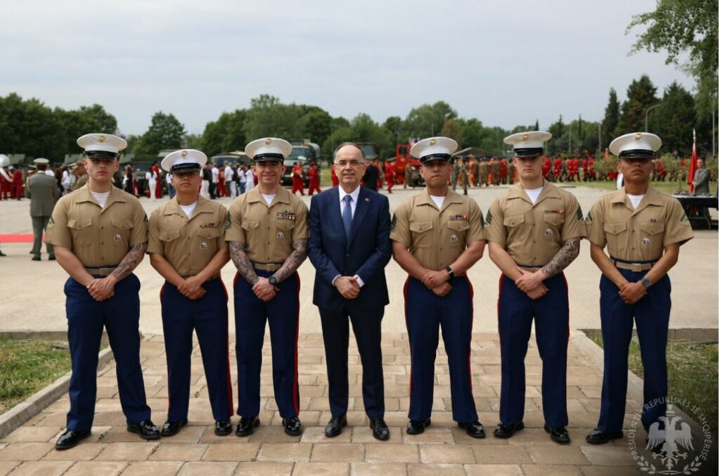 Partneriteti mes FA e Gardës së New Jersey it  Begaj  Bashkëpunimi shqiptaro amerikan  gur themeli për sigurinë