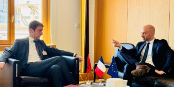 “Projekte konkrete në fusha strategjike”, Hoxha takim me ministrin francez: Mbështetje për anëtarësimin e Shqipërisë në BE