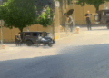 Një kovë e lenë në rrugë ngriti policinë në këmbë, alarmi për bombë pranë Ambasadës Amerikane rezulton fals