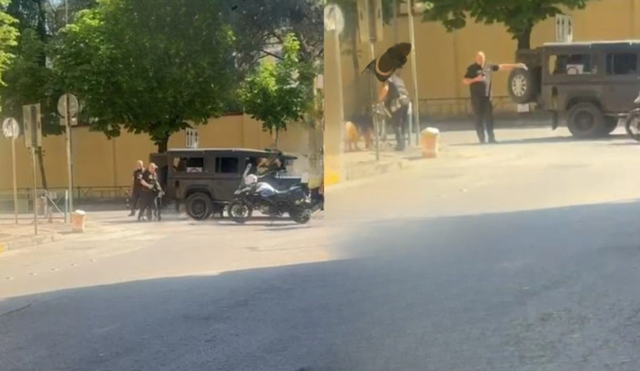 Një kovë e lenë në rrugë ngriti policinë në këmbë  alarmi për bombë pranë Ambasadës Amerikane rezulton fals
