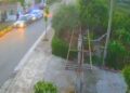 Një tjetër shofer me shpejtësi dhe i dehur në timon, momenti kur përplas patrullën e policisë në zonën e ish-Kënetës