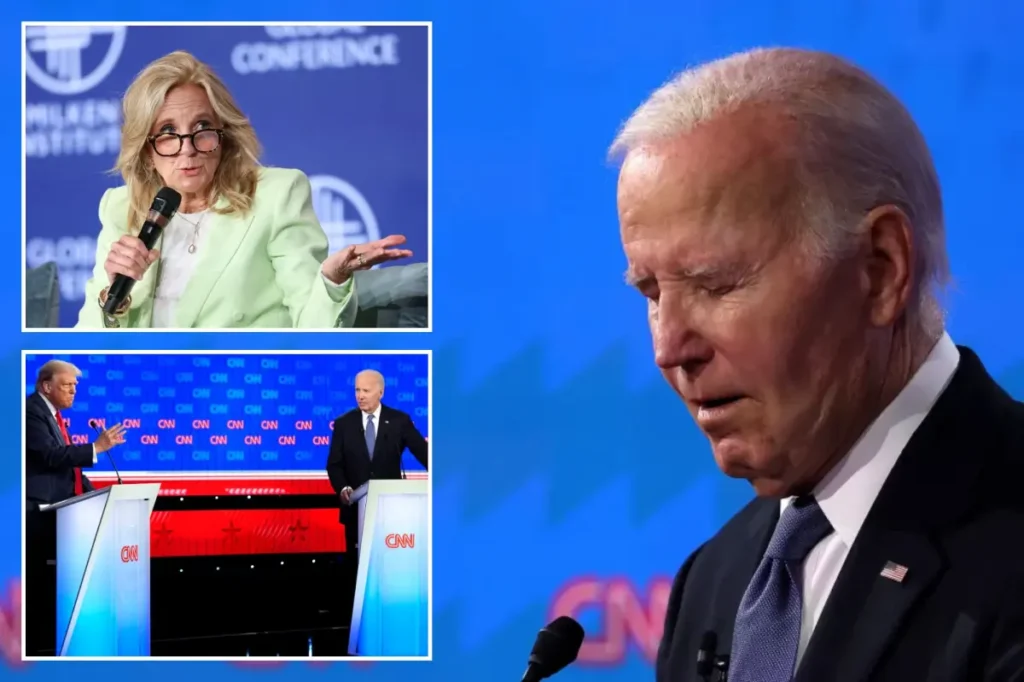 Debati i vitit 2024 me Trumpin  Jill Biden  Mendova se Joe po pësonte goditje në tru 
