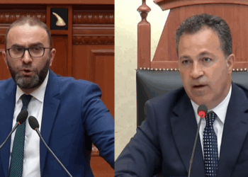 Debate në Kuvend / “Dorëhiqu, po shkel Kushtetutën”, Peleshi i tërheq vëmendjen Bardhit: S’ka asnjë…