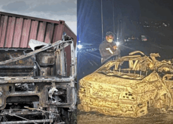 Tragjike në Maqedoni, kamioni përplaset me BMW-në, humbin jetën 4 persona