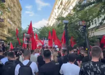 Protesta për gjuhën shqipe, arrestohen tre studentë shqiptarë në Shkup