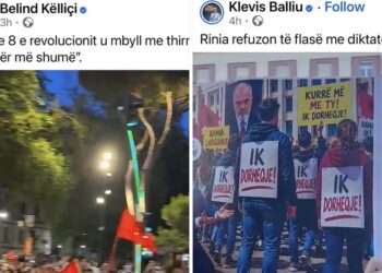 Ish-ministrja: Turp dhe neveri! Pse disa deputetë të PD-së nxjerrin foto nga protesta sikur është e tyre?