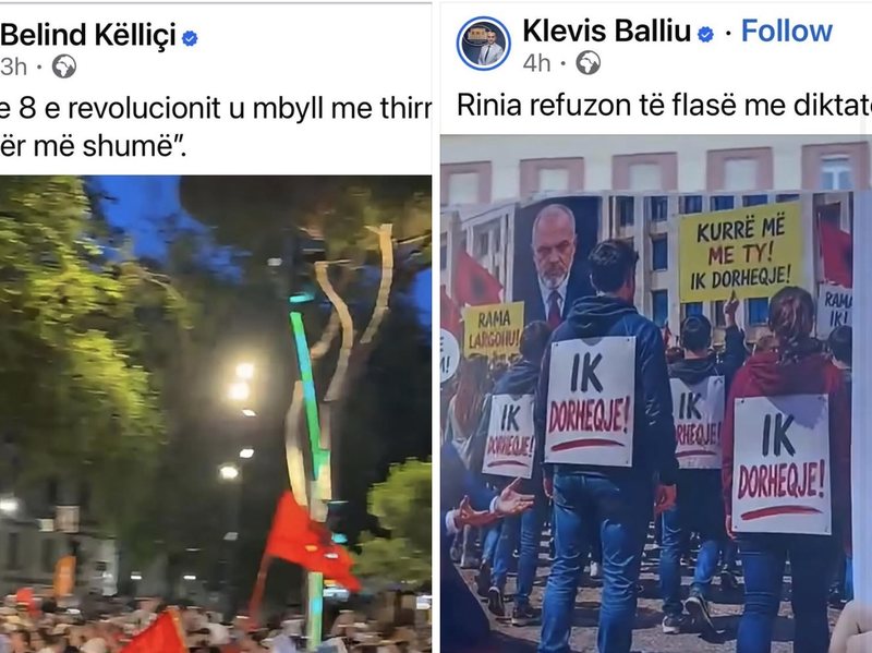 Ish ministrja  Turp dhe neveri  Pse disa deputetë të PD së nxjerrin foto nga protesta sikur është e tyre 