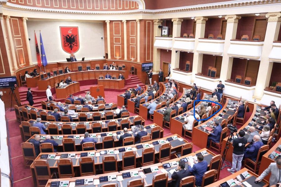 Marjana Koçeku mungon në seancë  ja kush është ulur në vendin e saj