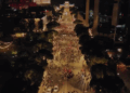 VIDEOLAJM/ Pamjet me dron zbulojnë pjesëmarrjen në protestën e sotme para Kryeministrisë