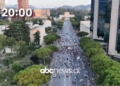 Protesta në Tiranë, ja pjesëmarrja e qytetarëve në orën 20:00! Pamje me dron
