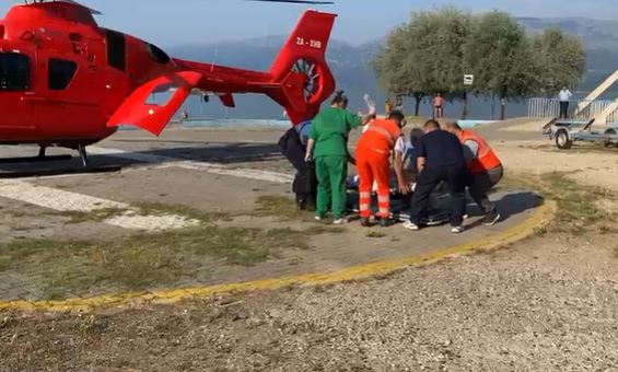 Pogradec  Burri dhunon rëndë bashkëshorten 69 vjeçare  niset drejt Traumës me helikopter