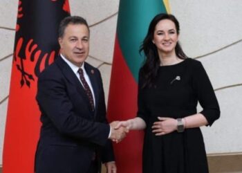 Peleshi mbyll turin balltik në Lituani, merr mbështetje për anëtarësimin e Shqipërisë në BE