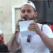 Me plis në kokë, protestuesi: Synimi është që të na heqin dhe të na zëvendësojnë, por Shqipëria është e jona