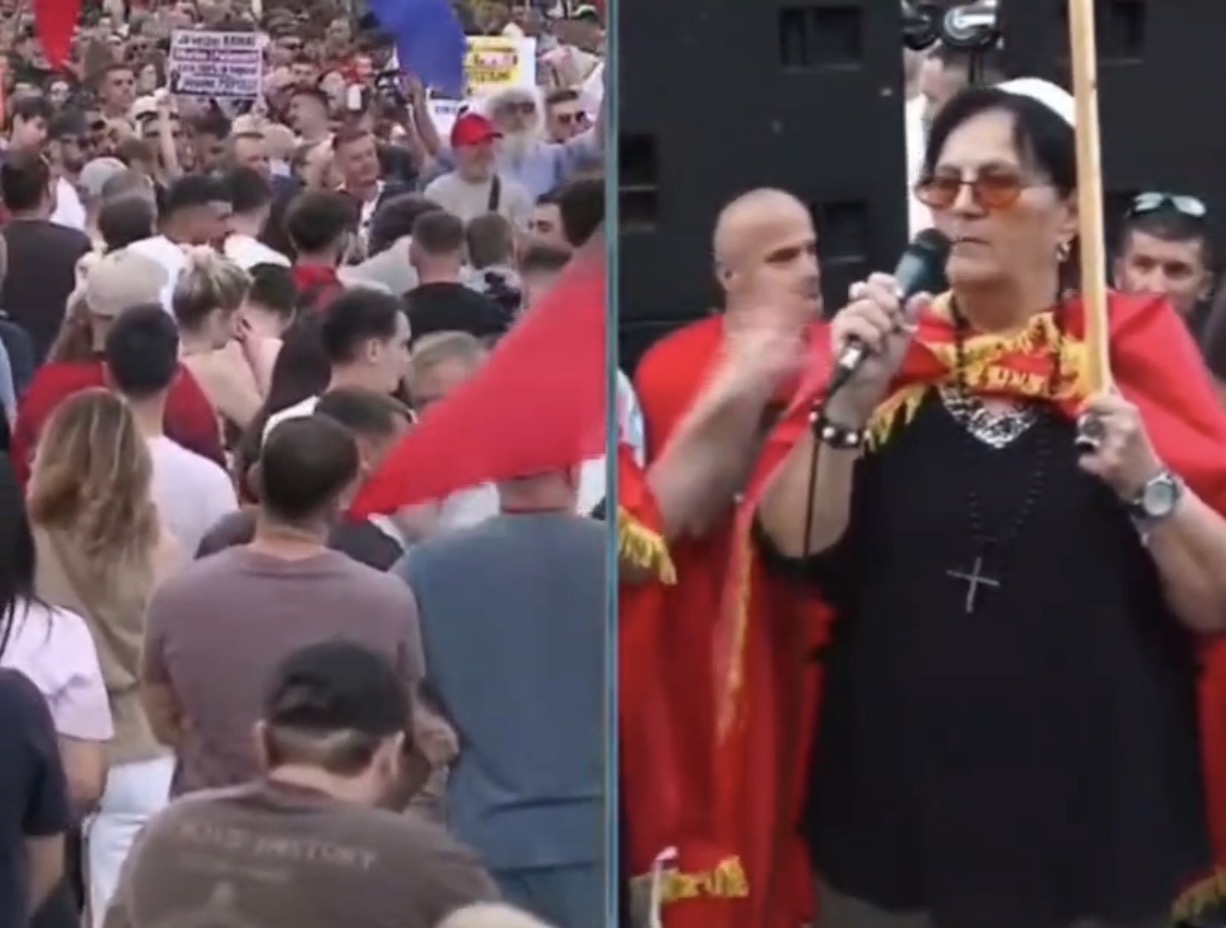 VIDEO  Qytetarja nga akuza të rënda nga protesta  Familja Berisha na ka marrë pronat në Divjakë