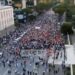 VIDEOLAJM/ Dita e 22-të e protestës para Kryeministrisë, ja pjesëmarrja e tubuesve