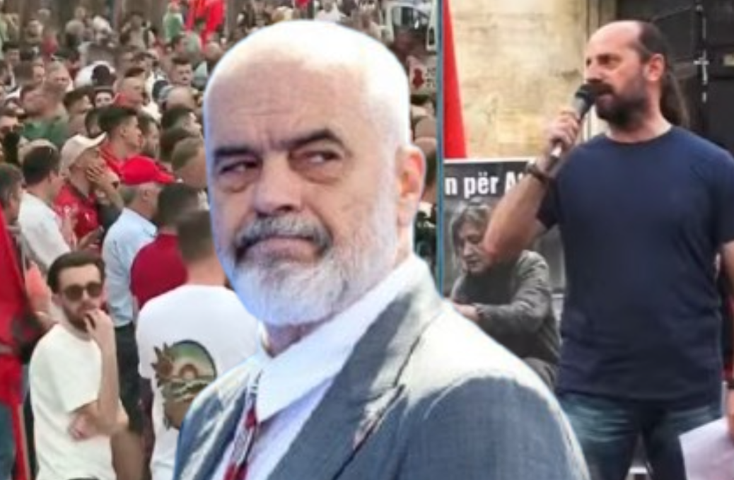 VIDEO    Do t i bien të tëra puplat false   Rama publikon deklaratën e Dritan Goxhajt në protestë