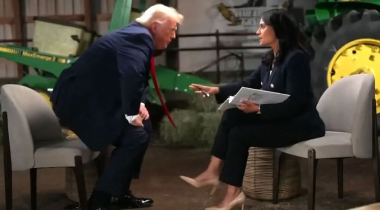Trump largohet nga intervista gjatë përplasjes me gazetaren  ja pyetja që e nxori nga vetja presidentin e SHBA 