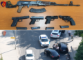 “Çmontohet” grupi kriminal që tregtonte armë dhe eksploziv në Tiranë! Arrestohen 4 persona, në kërkim 2 të tjerë