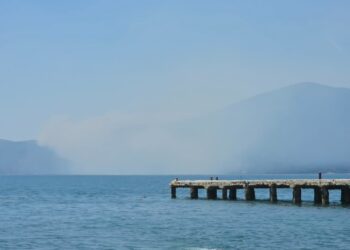 Zjarr në Raven të Karaburunit, flakët përfshijnë një sipërfaqe të konsiderueshme kullotash