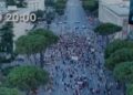 VIDEO/ Pamjet nga ajri, ja pjesëmarrja në protestën e sotme para Kryeministrisë