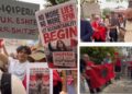 Zvërneci! Protestë edhe në SHBA, shqiptarët mblidhen para ambasadës në Uashington