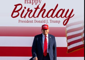 “Një patriot i palodhur që lufton çdo ditë për vendin që do”, ambasada e SHBA në Tiranë uron Trump për ditëlindje